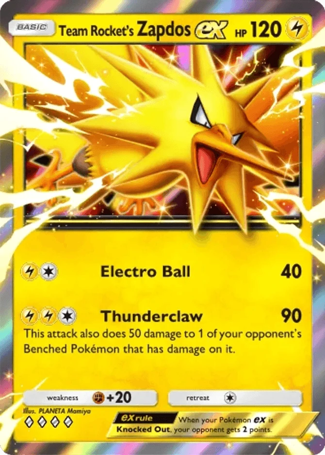 Team Rocket's Zapdos ex