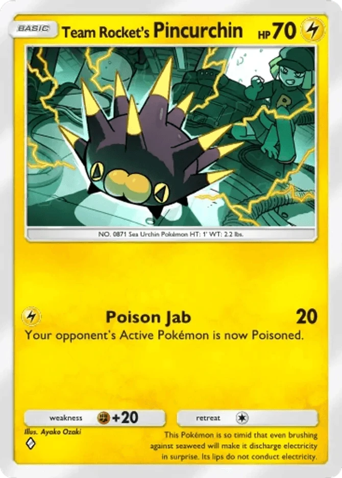 Team Rocket's Pincurchin
